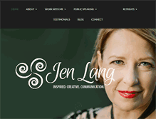 Tablet Screenshot of jenlang.com
